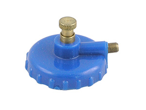 Metal valve for airbrush connection 1/8