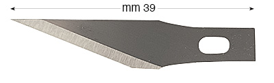 Spare blades for AK2 free hand knife - Pack 5 blades