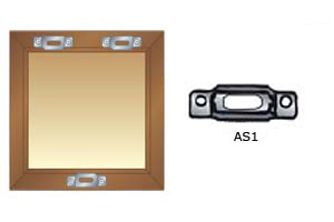 Plates for security hanging system - Pack 100