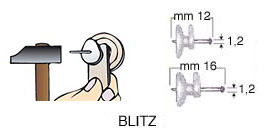Blitz hooks - Pack of 5 small and 5 big hooks