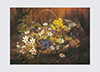 Print: Cesto di fiori - 70x50 cm