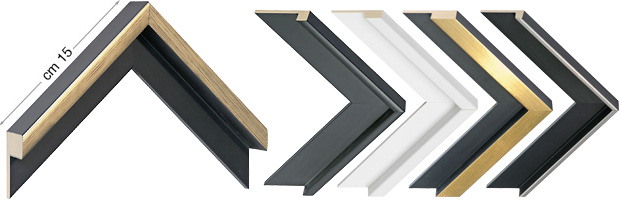 Series of moulding corner samples: L shaped (about 35)