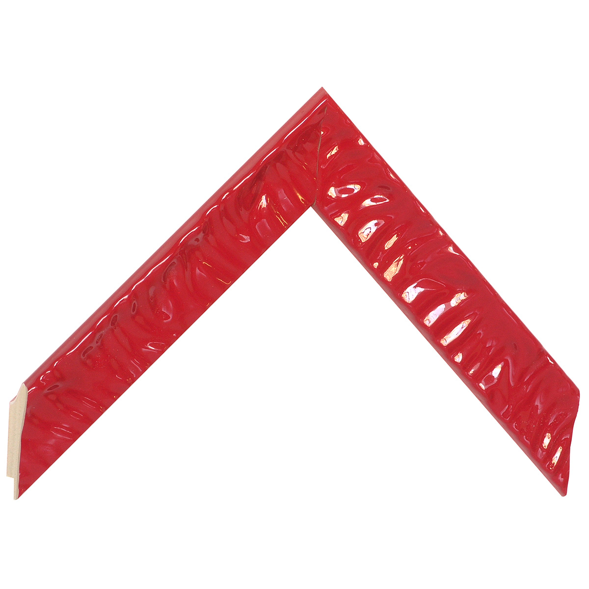 Corner sample of moulding 433ROSSO