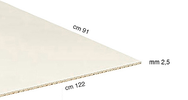 Corrugated cardboard, Corri-cor 91x122 cm anti-humitidity
