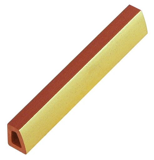 Spacer plastic, 10mm - gold - D10ORO