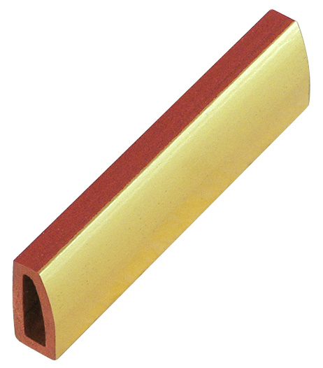 Spacer plastic, 18mm - gold - D18ORO