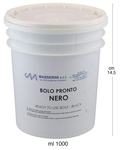 Water bole, Black - 1000 ml