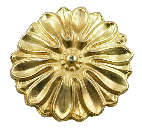 Rosette diameter mm 38 - Gold finish - Pack of 4 pieces