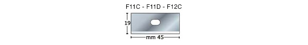 Blades .012 for Fletcher cutter 2200 - Pack 100 blades