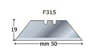 Blades for Fletcher 3100, for cardboard - Pack 100 blades