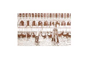 Etching: Schiavo: Venezia cm 50x35