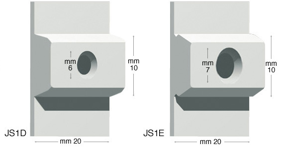 Clips for JS1 for even and uneven walls - Pack 50 pcs