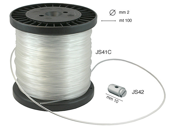 Perlon wire, Ø 2 mm - 100 metres