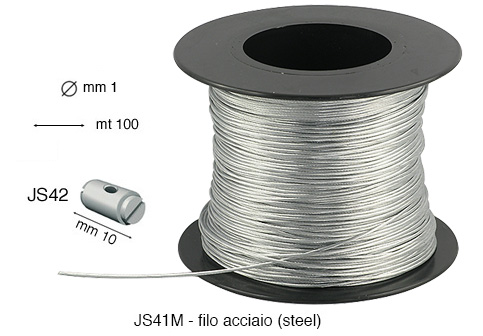 Steel wire, diameter 1 mm - 100 metres