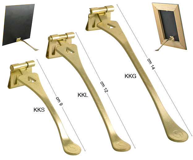 Kiasu Easels, Small 9 cm, Brass - 80 pcs