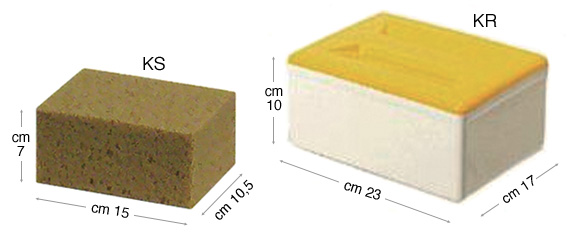 Synthetic sponge - 15x10,5x7 cm