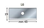 Blades for Ultimat, rectangular - Pack 20 blades