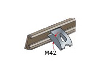 Back Load frames V-shaped brackets - Pack 200