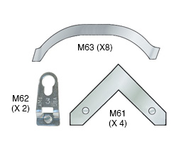 Complete kit for joining 1 aluminum frame