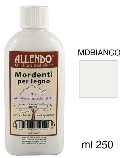 Wood stein - Bottle 250 ml - White - MDBIANCO