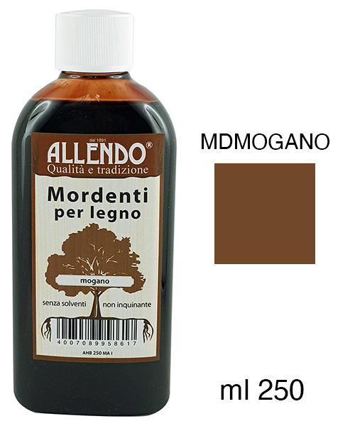 Wood stein - Bottle 250 ml - Mahogany - MDMOGANO