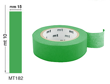 Colored adhesive tapes mm 15x10 mt - Gren