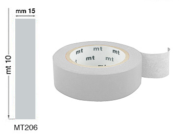 Colored adhesive tapes mm 15x10 mt - Silver