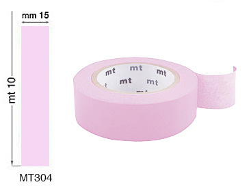 Colored adhesive tapes mm 15x10 mt - Pastel Pink