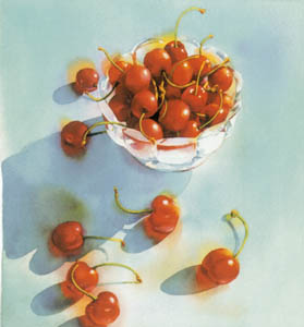 Poster: Marlies Merk: Cerries - 60x80 cm