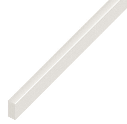 Spacer plastic, flat 5x10mm - white - P10BIANCO