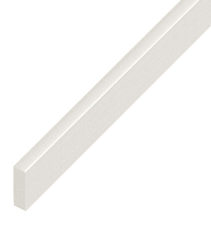 Spacer plastic, flat 5x15mm - white - P15BIANCO