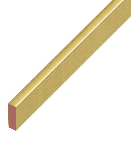Spacer plastic, flat 5x15mm - gold