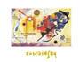 Poster: Kandinsky: Giallo, rosso, blu - cm 80x60