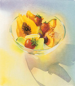 Poster: Marlies Merk: Melon bowl - 60x80 cm