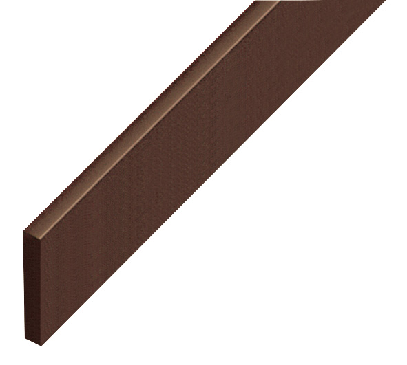 Spacer plastic, flat 5x30mm - walnut - P30NOCE