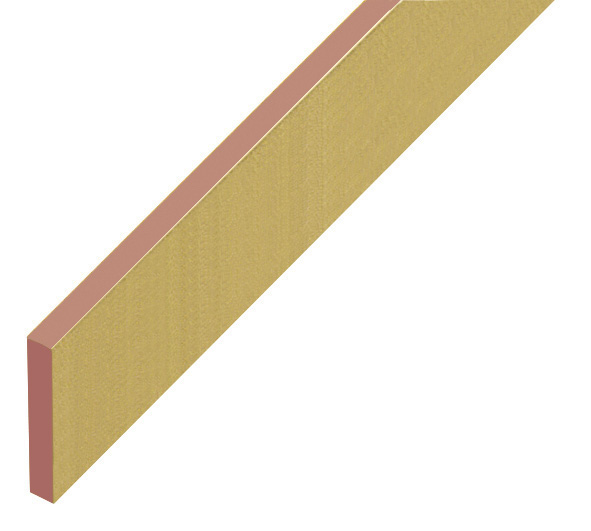 Spacer plastic, flat 5x30mm - gold