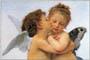 Poster: Bouguereau: First kiss - 80x60