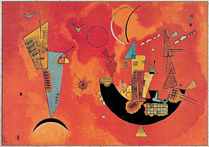 Poster: Kandinsky: Mit und Gegen - cm120x90