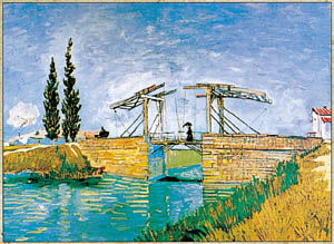 Poster: Van Gogh: Il ponte - cm 30x24