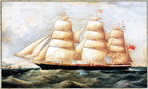 Stampe: Velieri: Ship Lake Lemon - cm 80x60
