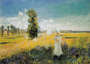 Poster on bars: Monet: La passegiata 126x90 cm