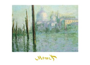 Poster: Monet: Canal Grande - cm 30x24