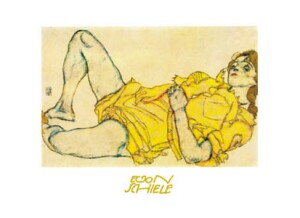 Poster: Schiele: Figura Femminile - cm 30x24