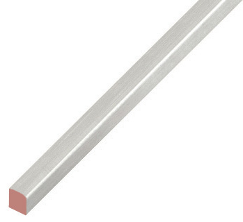 Spacer plastic, 5x5mm - silver