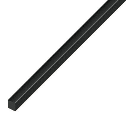 Spacer plastic, 5x5mm - black - P5NERO