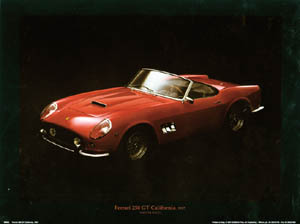 Poster: Maggi: Ferrari 250 GT California - cm 60x80