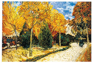Poster: Van Gogh: Giardino autunnale -  100x70