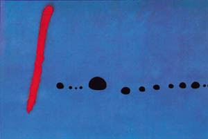 Poster: Mirò: Blu - cm 30x24