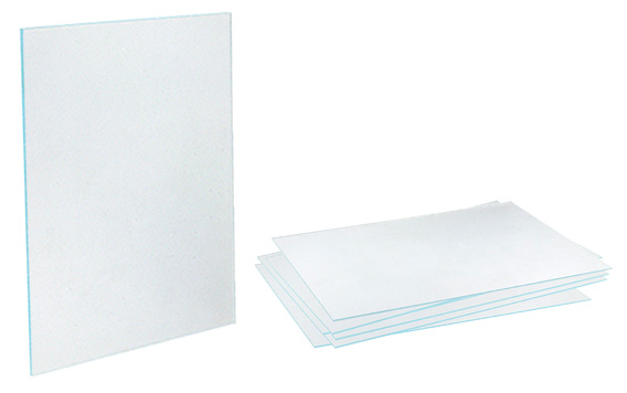 Plastic glass, non-glare 1.5 mm thick - 25x35 cm