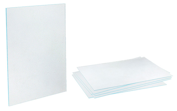 Plastic glass, non-glare 1.5 mm thick - 10x15 cm